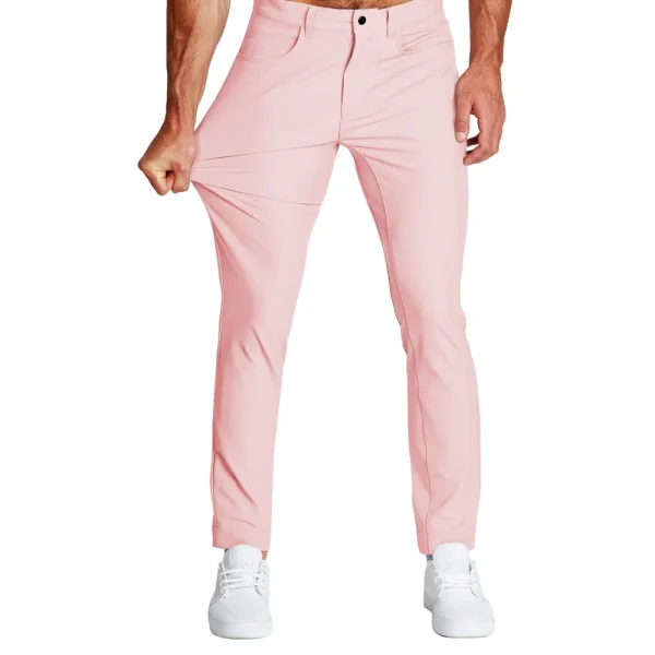 State and Liberty Athletic Fit Stretch Tech Chino - Coral Pink | Shorts | Jeans