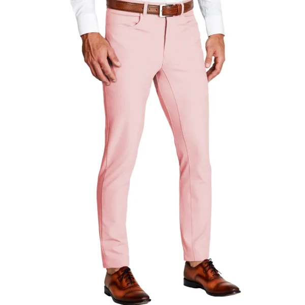 State and Liberty Athletic Fit Stretch Tech Chino - Coral Pink | Shorts | Jeans