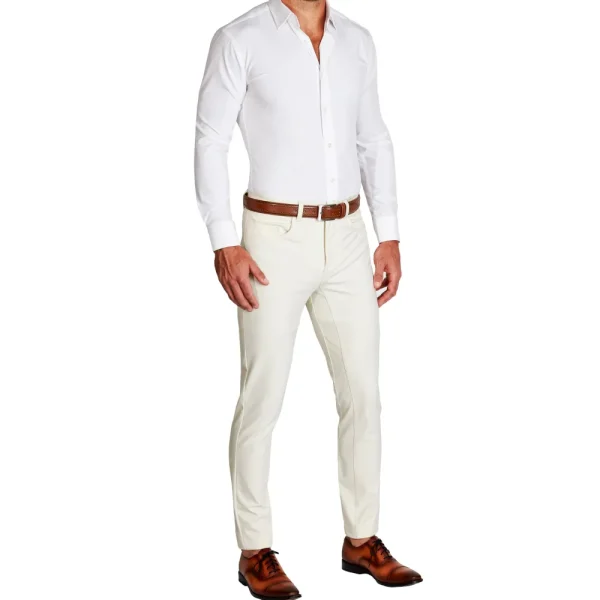 State and Liberty Athletic Fit Stretch Tech Chino - Light Khaki | Shorts | Jeans