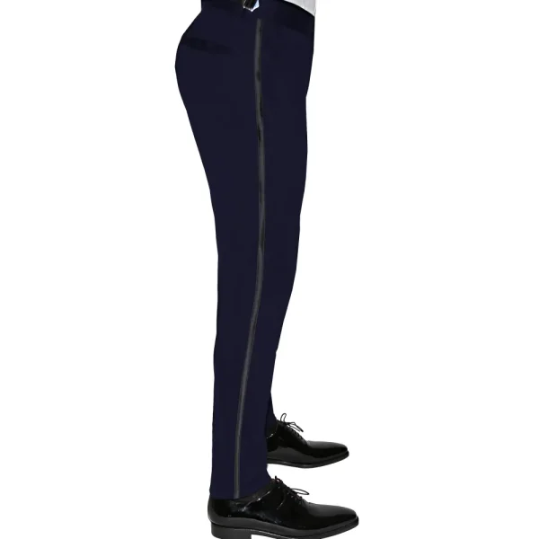State and Liberty Athletic Fit Stretch Tuxedo Pants - Navy | Tuxedos