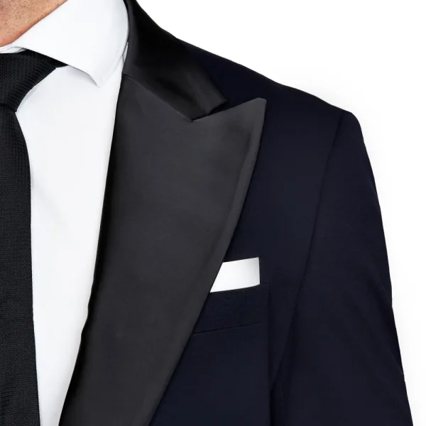 State and Liberty Athletic Fit Stretch Tuxedo Jacket - Navy with Peak Lapel | Tuxedos | Blazers