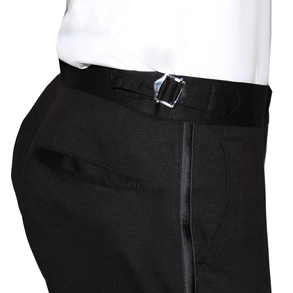 State and Liberty Athletic Fit Stretch Tuxedo Pants - Black | Tuxedos | Suit Pants