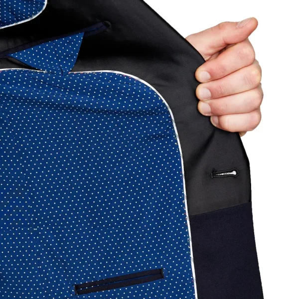 State and Liberty Athletic Fit Stretch Tuxedo - Navy with Shawl Lapel | Tuxedos | Suits