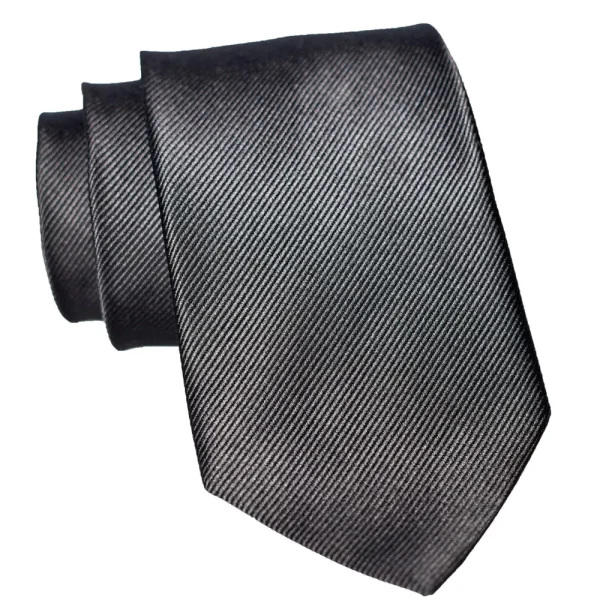 State and Liberty Black Woven Silk Tie | Accessories
