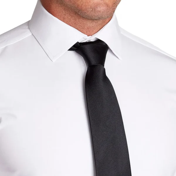 State and Liberty Black Woven Silk Tie | Accessories