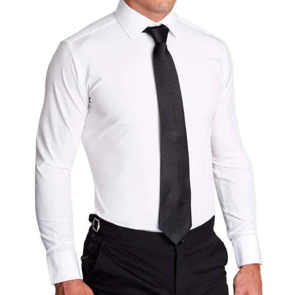 State and Liberty Black Woven Silk Tie | Accessories