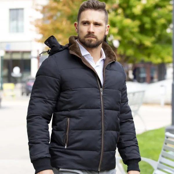 State and Liberty Down Puffer Coat - Black | Coats & Jackets