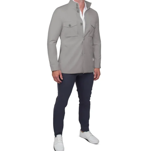 State and Liberty Field Jacket - Light Grey | Coats & Jackets