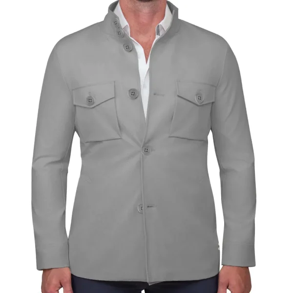 State and Liberty Field Jacket - Light Grey | Coats & Jackets