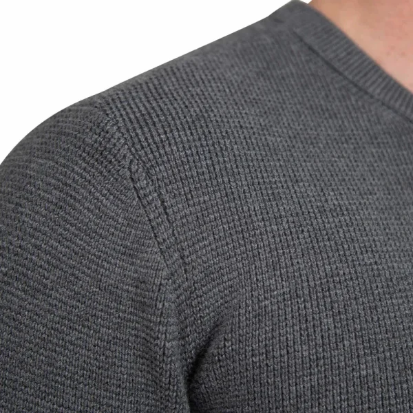State and Liberty Heavy Knit Crewneck - Charcoal | Quarter Zips & Hoodies | Casual Long Sleeves