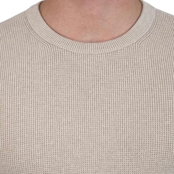 State and Liberty Heavy Knit Crewneck  - Tan | Quarter Zips & Hoodies | Casual Long Sleeves