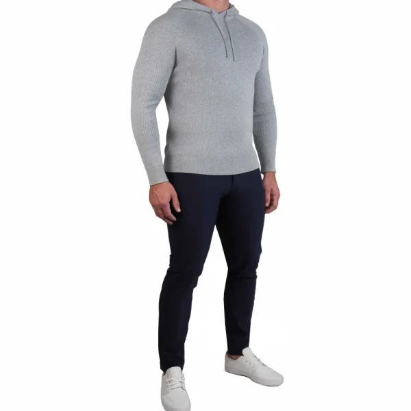 State and Liberty Heavy Knit Hoodie - | Casual Long Sleeves | Quarter Zips & Hoodies