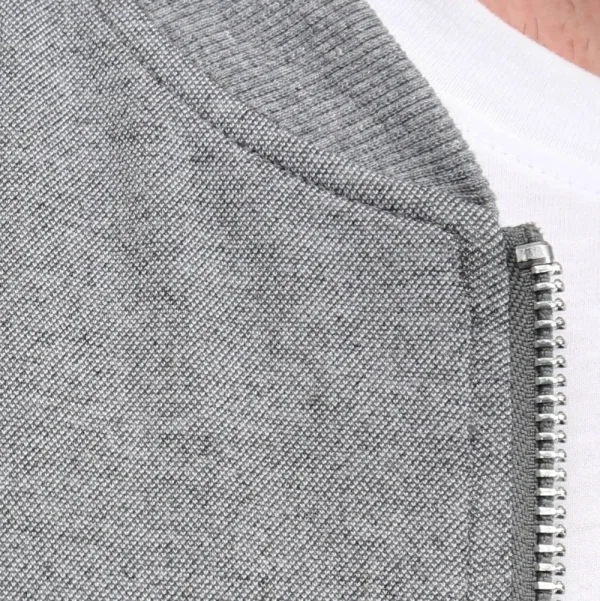 State and Liberty Knit Stretch Bomber - Grey | Coats & Jackets