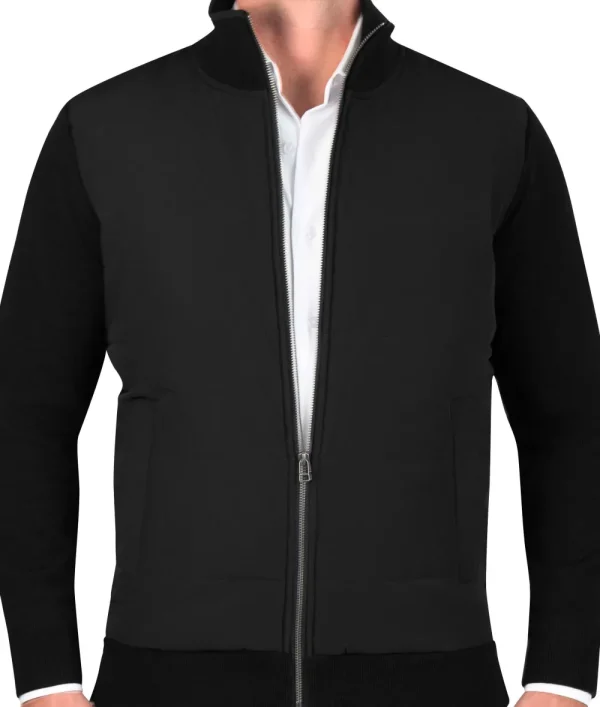 State and Liberty Knit Zip Jacket - Black | Coats & Jackets