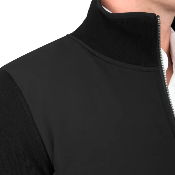 State and Liberty Knit Zip Jacket - Black | Coats & Jackets