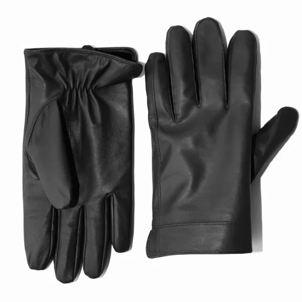 State and Liberty Leather Gloves - Black | Accessories