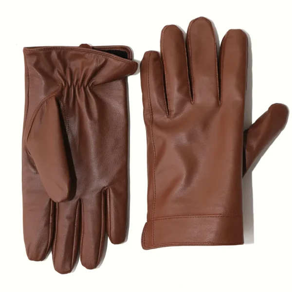 State and Liberty Leather Gloves - Light Brown | Accessories