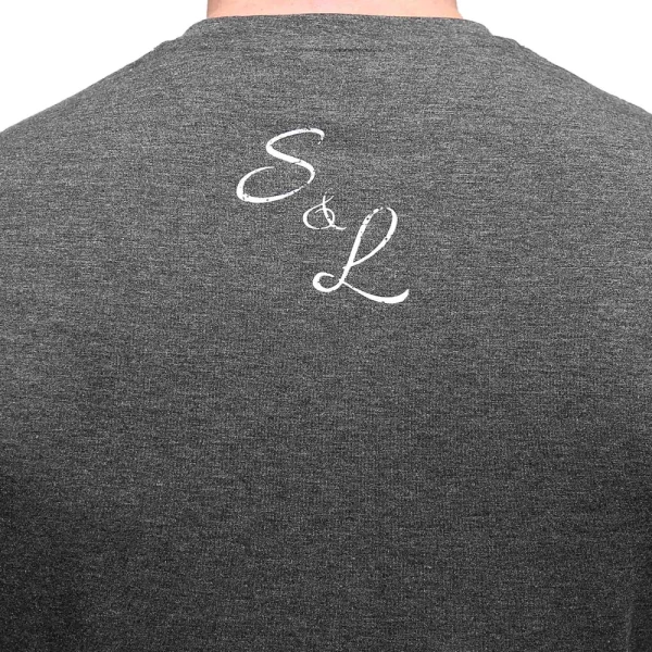 State and Liberty Logo T-Shirt - Charcoal | T-shirts | Polos