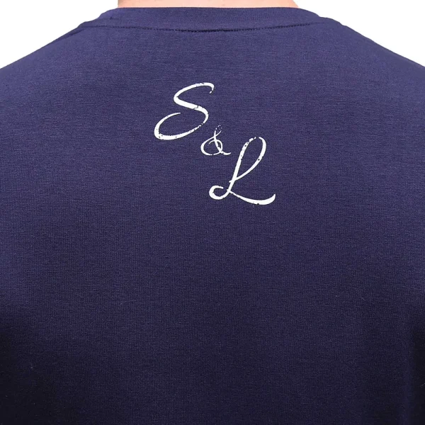 State and Liberty Logo T-Shirt - Navy | T-shirts | Polos