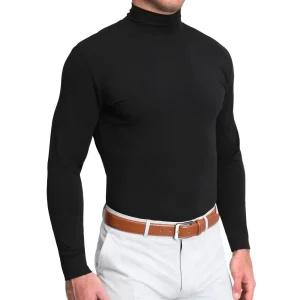 State and Liberty Mock Turtleneck - Black | Quarter Zips & Hoodies | Casual Long Sleeves