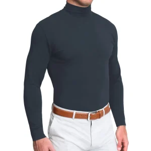 State and Liberty Mock Turtleneck - Navy | Quarter Zips & Hoodies | Casual Long Sleeves
