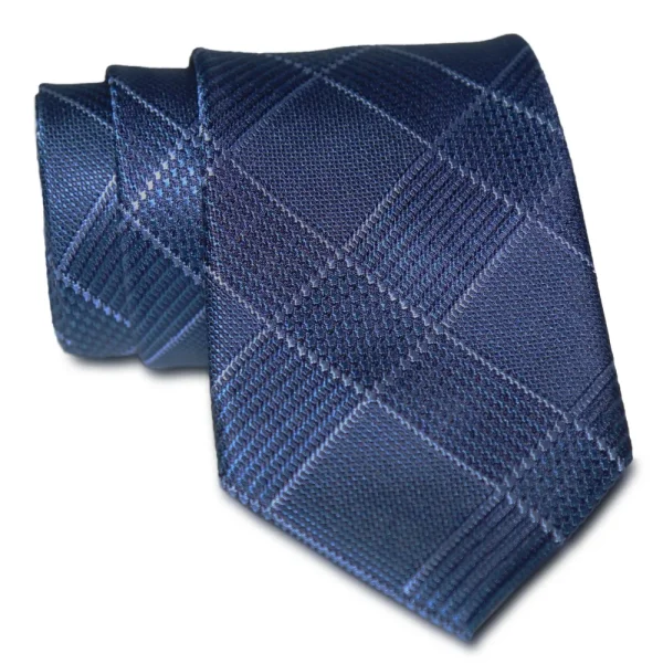 State and Liberty Navy & White Woven Silk Tie | Accessories