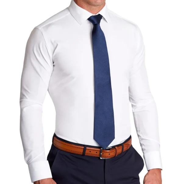 State and Liberty Navy Woven Silk Tie | Accessories