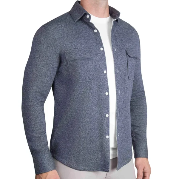 State and Liberty Patch Pocket Button Down - | Casual Long Sleeves | Long Sleeve Button Downs