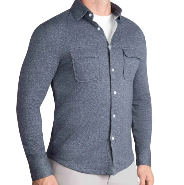 State and Liberty Patch Pocket Button Down - | Casual Long Sleeves | Long Sleeve Button Downs
