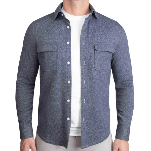 State and Liberty Patch Pocket Button Down - | Casual Long Sleeves | Long Sleeve Button Downs