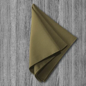 State and Liberty Pocket Square - Olive | Accessories