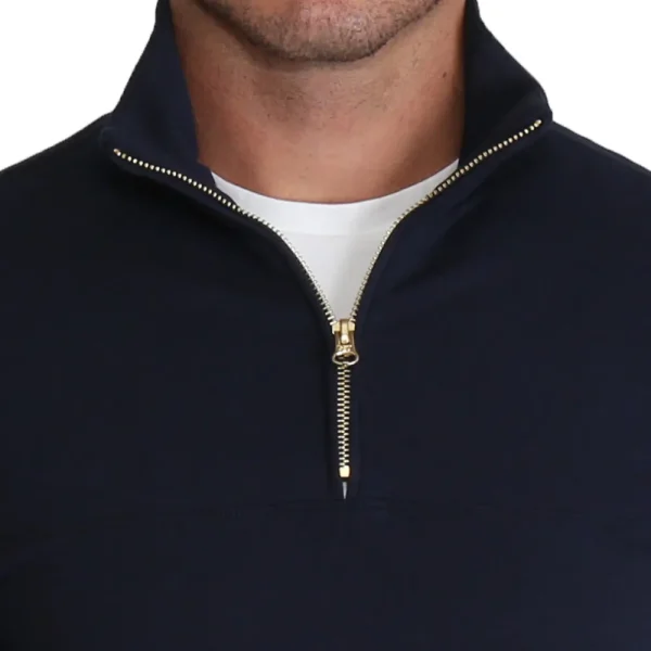 State and Liberty Quarter Zip - Solid Navy | Quarter Zips & Hoodies