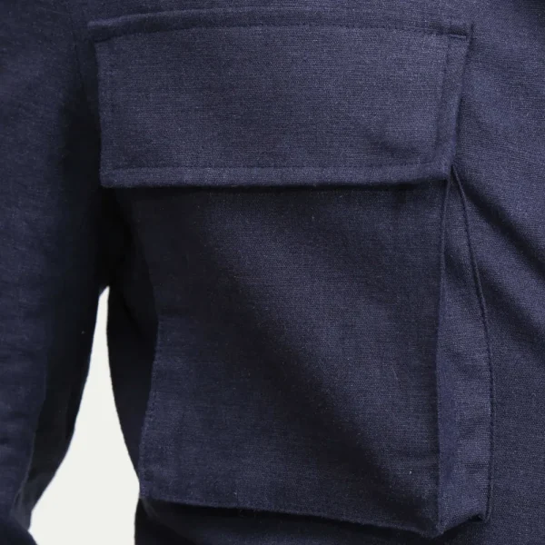 State and Liberty Stretch Linen Field Jacket - Navy | Coats & Jackets