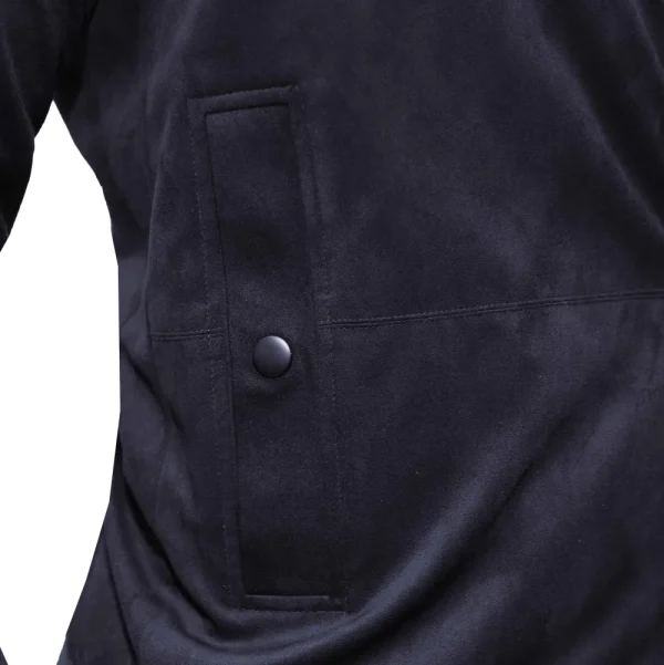 State and Liberty Suede Stretch Bomber - Navy | Coats & Jackets