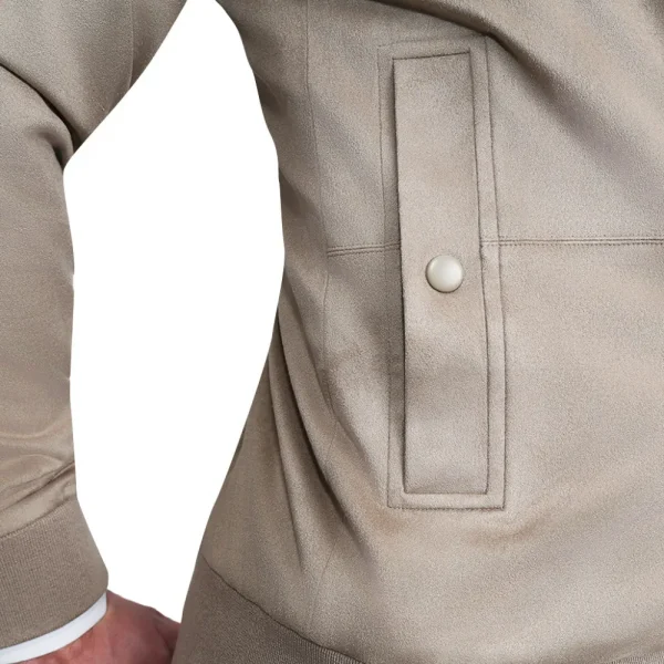 State and Liberty Suede Stretch Bomber - Tan | Coats & Jackets