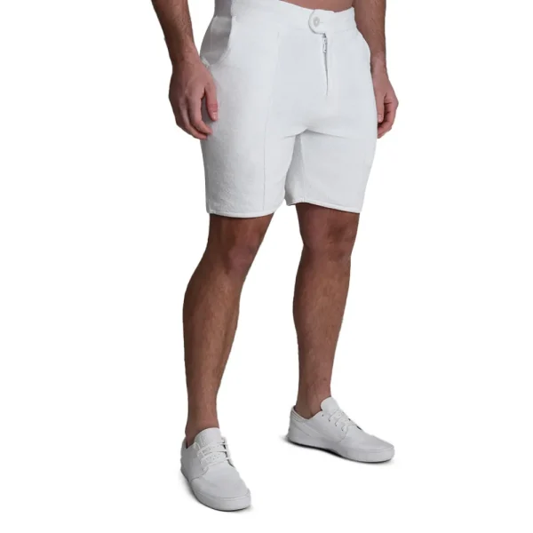 State and Liberty Terry Cloth Bungalow Shorts - White | Shorts