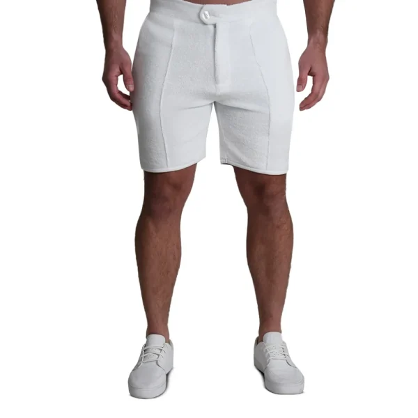 State and Liberty Terry Cloth Bungalow Shorts - White | Shorts