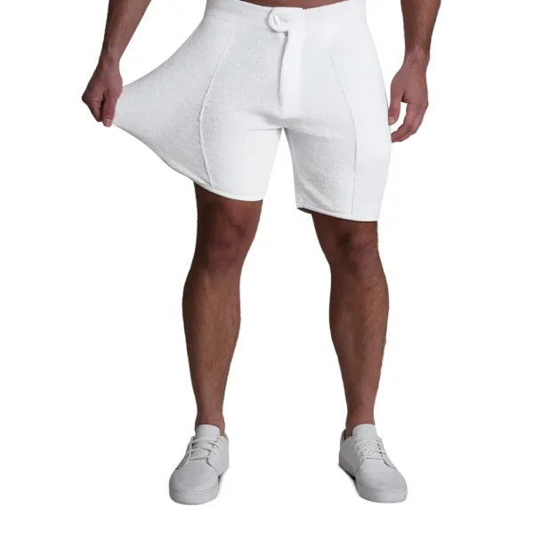 State and Liberty Terry Cloth Bungalow Shorts - White | Shorts