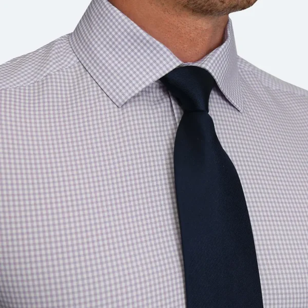 State and Liberty "The Arlo" Lavender Double Check | Dress Shirts