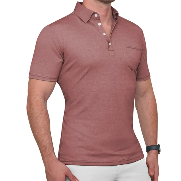 State and Liberty "The Avery" Pique Polo | Short Sleeve Button Downs | Polos