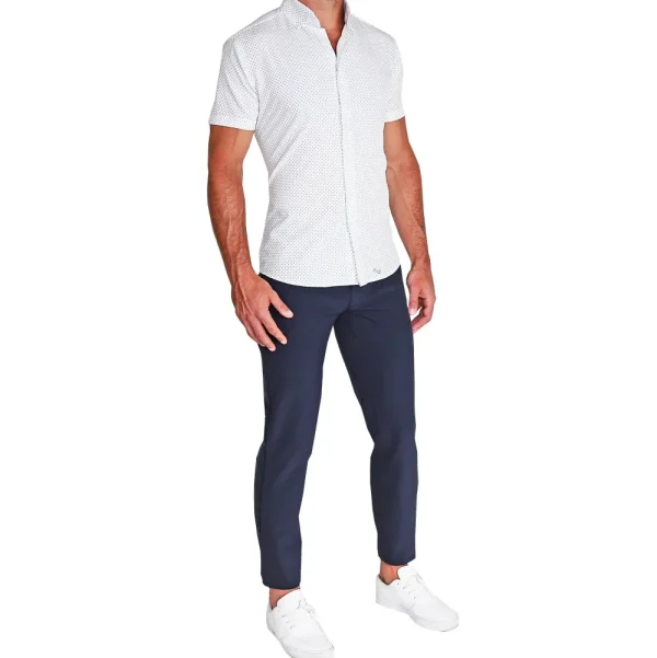 State and Liberty "The Axwell" Black Circle With Dots | T-shirts | Short Sleeve Button Downs