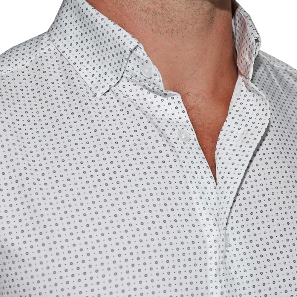 State and Liberty "The Axwell" Black Circle With Dots | T-shirts | Short Sleeve Button Downs