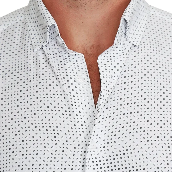 State and Liberty "The Axwell" Black Circle With Dots | T-shirts | Short Sleeve Button Downs