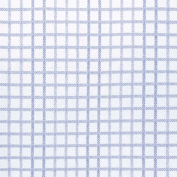 State and Liberty "The Baxter" Blue Mini Line Patterned Windowpane | Dress Shirts