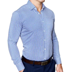 State and Liberty "The Bonino" Blue Gingham | Dress Shirts