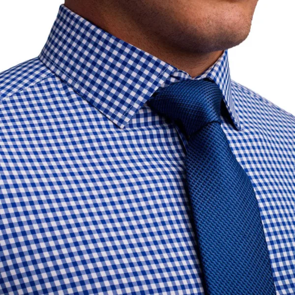 State and Liberty "The Bonino" Blue Gingham | Dress Shirts