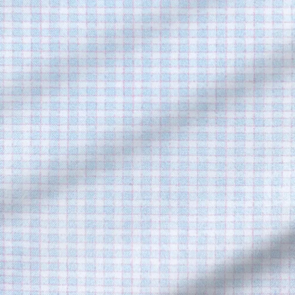 State and Liberty "The Brady" Light Pink & Light Blue Mini Check | Dress Shirts