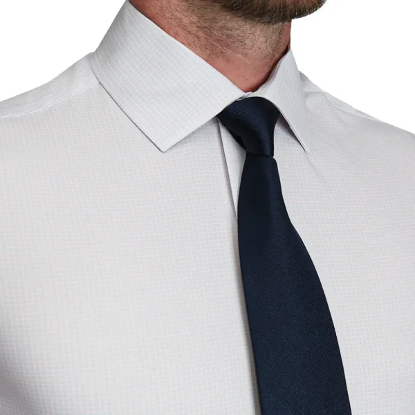 State and Liberty "The Brady" Light Pink & Light Blue Mini Check | Dress Shirts