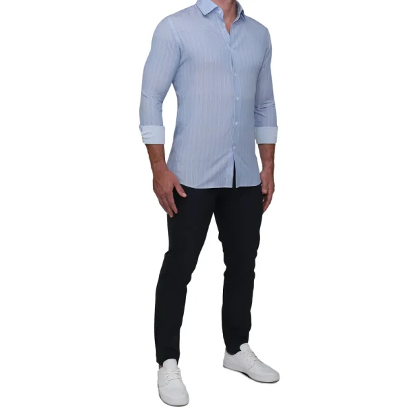 State and Liberty "The Bruce" Multicolor Pinstripe | Dress Shirts