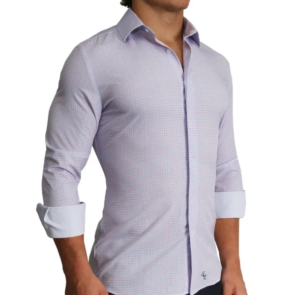 State and Liberty "The Buck" Orange and Blue Pattern | Dress Shirts